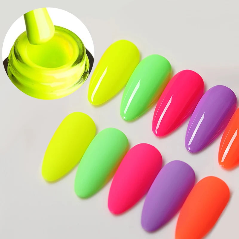 VENALISA Summer Neon Color Beauty Nail Gel Polish Bright Nail Art Salon Lacquer Soak off UV LED Fluorescence Gel Nail Varnish