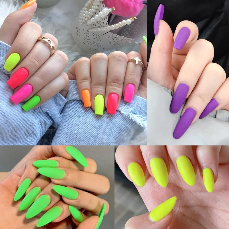 VENALISA Summer Neon Color Beauty Nail Gel Polish Bright Nail Art Salon Lacquer Soak off UV LED Fluorescence Gel Nail Varnish