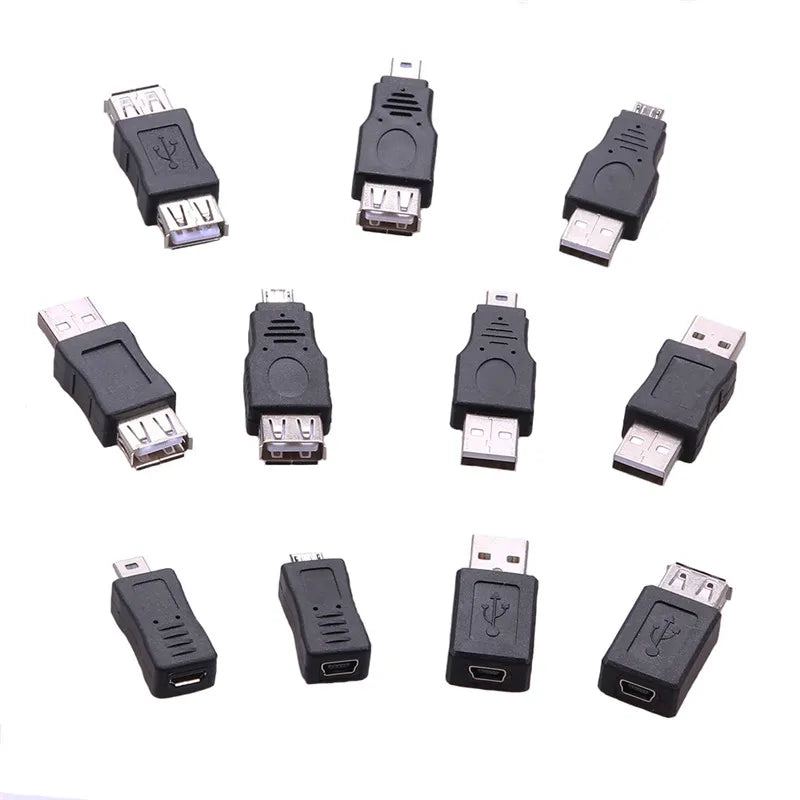 Mini usb OTG 5pin F/M Mini Changer Adapter Converter USB Male to Female Micro USB Adapter USB 2.0 Gadgets Phone Converter