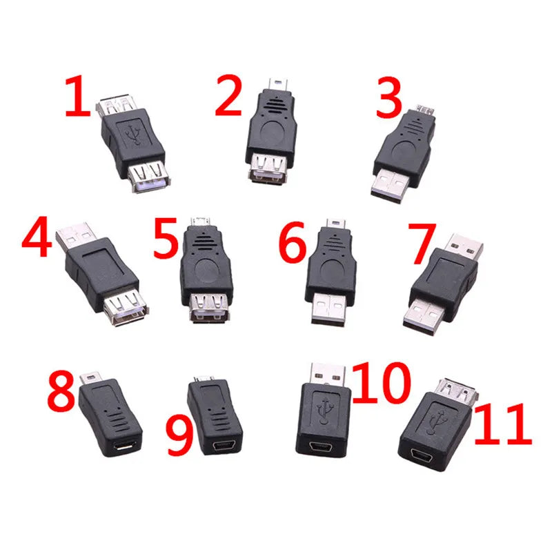 Mini usb OTG 5pin F/M Mini Changer Adapter Converter USB Male to Female Micro USB Adapter USB 2.0 Gadgets Phone Converter