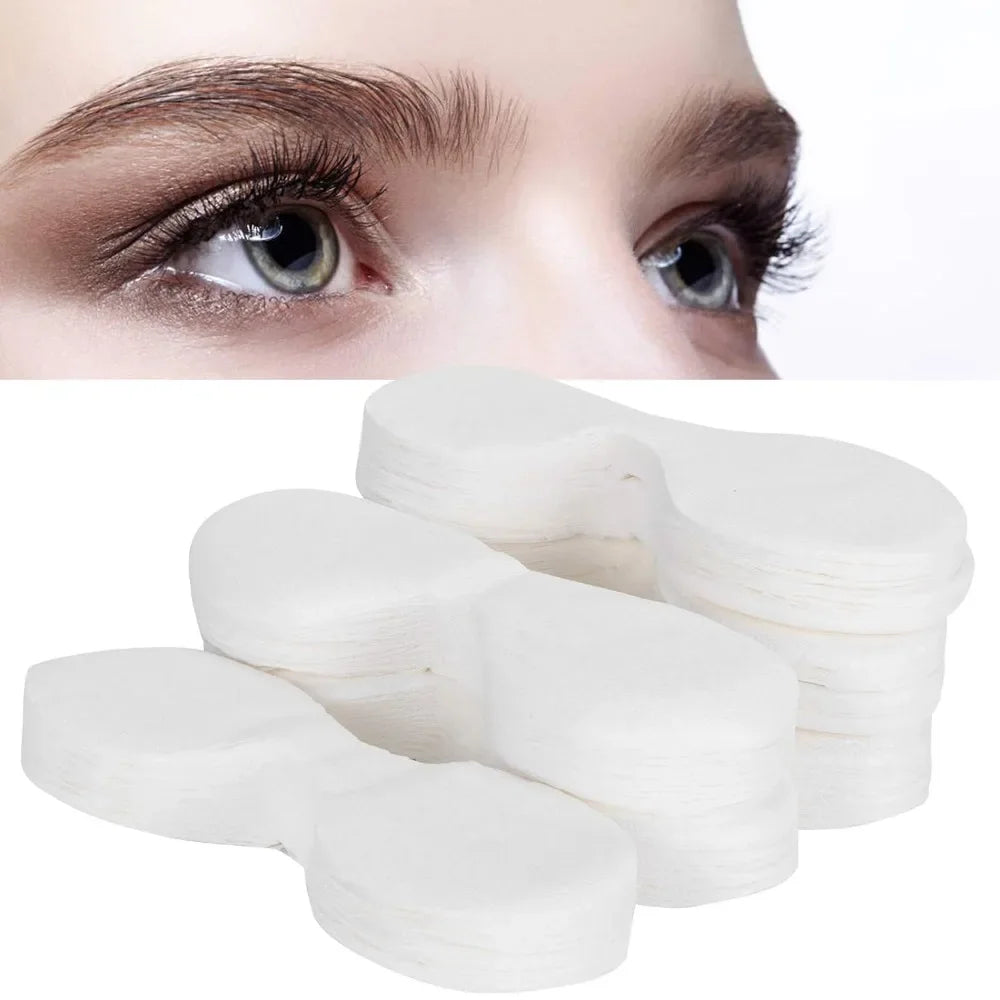 200Pcs Eye Mask Paper Disposable Cotton Ultra-thin Eye Mask Paper DIY Beauty Salon Eye Mask Sheet Eye Masks Toner Lotion Paper