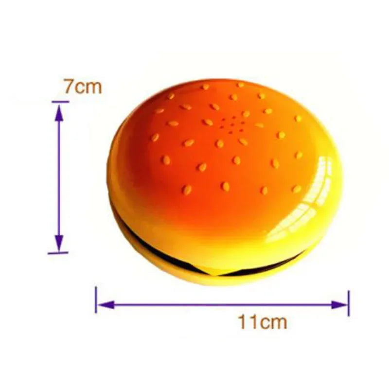 Cool Emulational Hamburger Cheeseburger Burger Design Corded Phone Cord Line Wire Telephone Table Desk Telephone Funny Gadgets