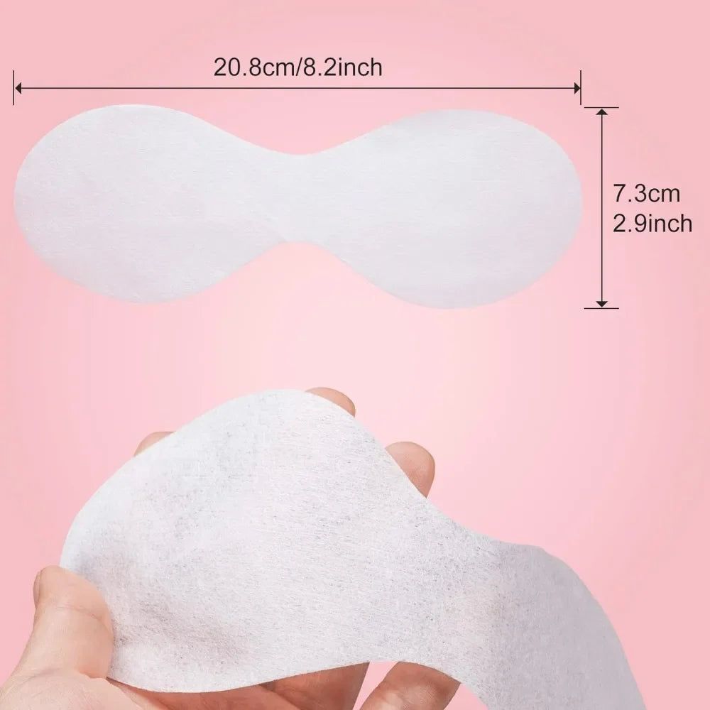 200Pcs Eye Mask Paper Disposable Cotton Ultra-thin Eye Mask Paper DIY Beauty Salon Eye Mask Sheet Eye Masks Toner Lotion Paper