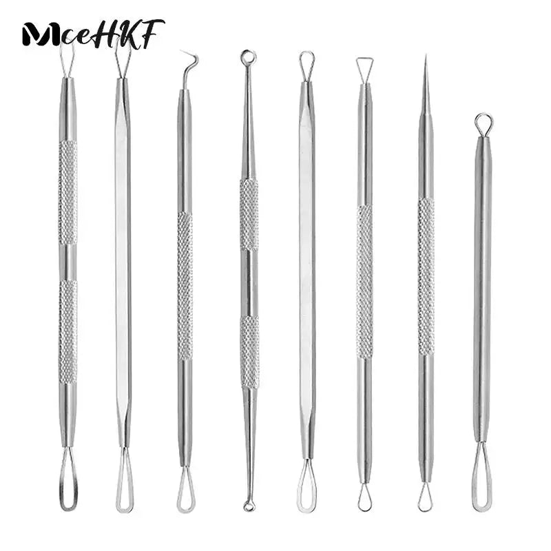 Dual Heads Acne Needle Beauty Skin Care Tool Blackhead Blemish Squeeze Pimple Extractor Remover Spot Cleaner