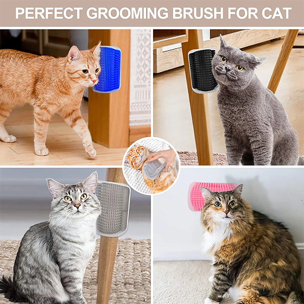 Pet Comb Removable Cat Corner Scratching Rubbing Brush Pet Hair Removal Massage Comb Pet Grooming Cleaning Supplies Scratcher