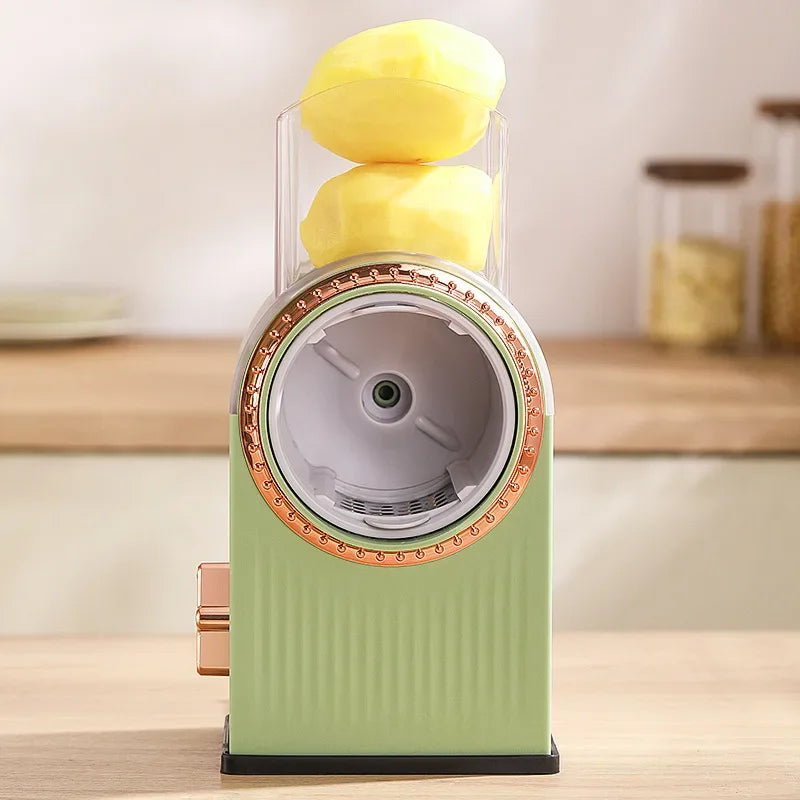 Manual Vegetable Fruits Nuts Meat Slicer Cutter Peeler Grater Chopper Home Kitchen Accessories Coarse and Fine Cutter