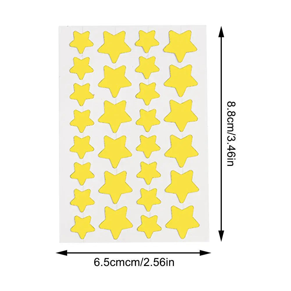 28pcsStar Pimple Patch Acne Colorful Invisible Acne Removal Skin Care Stickers Y2K Originality Concealer Face Spot Beauty Makeup