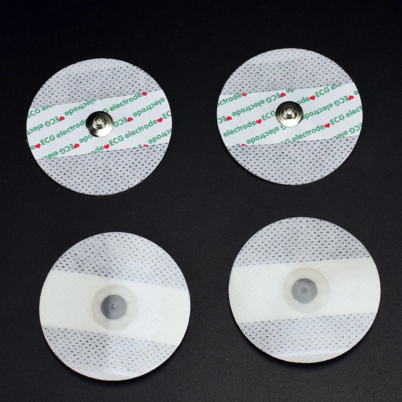 50pcs ECG Electrodes Medical Disposable Electrode Patch EKG Accessories Non-woven ECG Electrode Pads