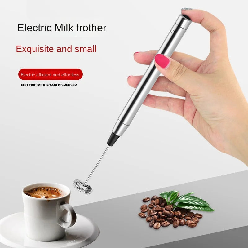 mini coffee   milk frother electric  blenders home kitchen accessories cappuccino mixer portatil  Dry battery egg beater