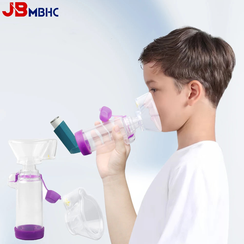 Portable Inhaler Cup Universal Nebulizer Spacer Mist Storage Tank Atomizer Asthma Spacer Chamber Children Adult Medical Device