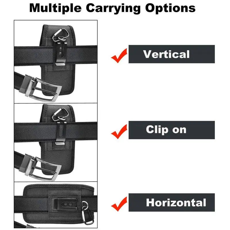 Cell Phone Holster Pouch Utility Pouch Gadget Belt Camping Hiking Outdoor Gear Cell Phone Holster Holder Pouch