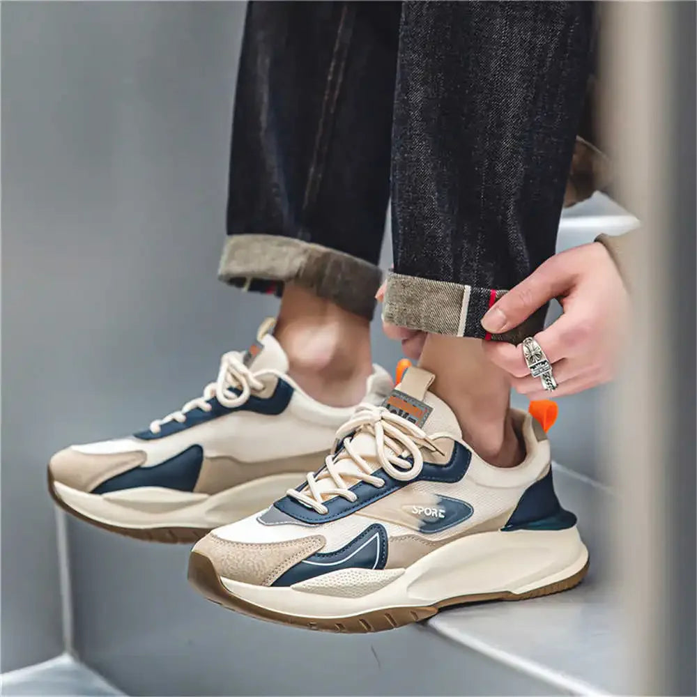 Two Tone Flat-heeled Tennis Basketball Man Casual Sneakers Size 36 Luxury Shoes For Shoes Sports In Offers Trainners Flatas