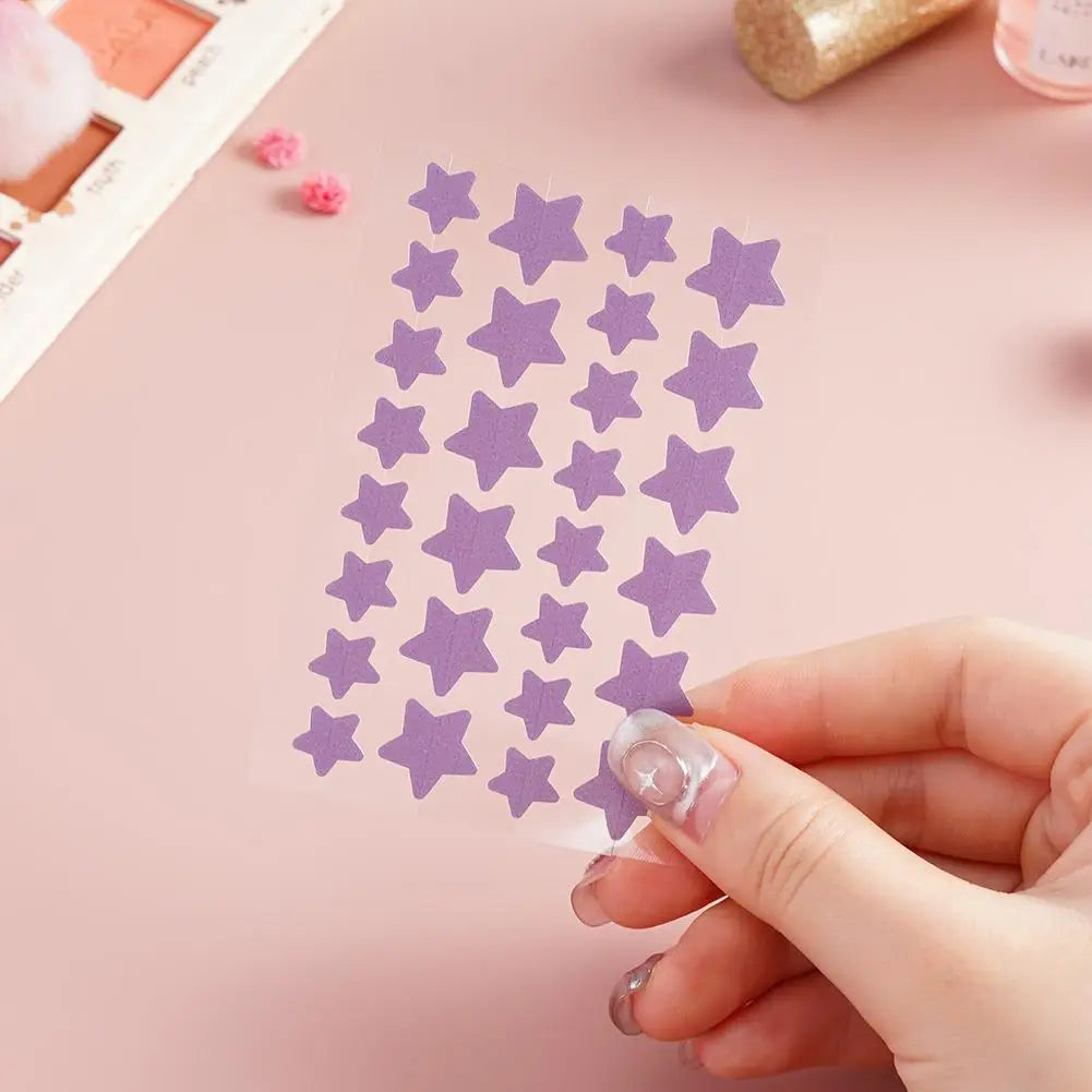 28pcsStar Pimple Patch Acne Colorful Invisible Acne Removal Skin Care Stickers Y2K Originality Concealer Face Spot Beauty Makeup