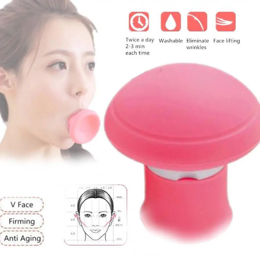 Beauty Face Slimming Tool Face Lift Skin Firming V Shape Exerciser Instrument Cute Portable Anti Wrinkle Mouth Exercise Tool New