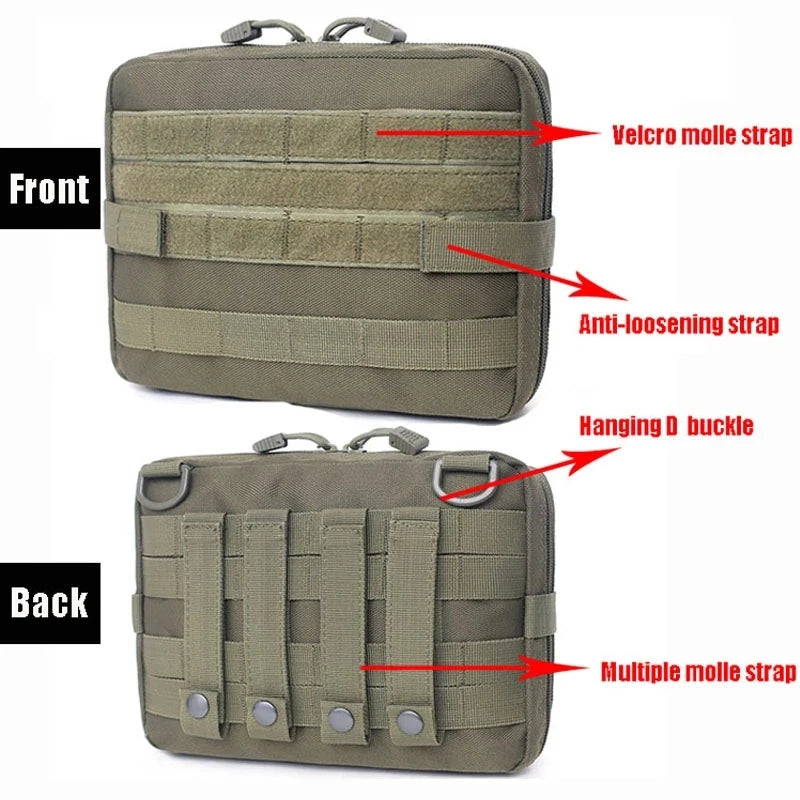 Tactical Molle Pouch Military Waist Bag Outdoor Men EDC Tool Bag Utility Gadget Organizer Vest Pack Purse Mobile Phone Case