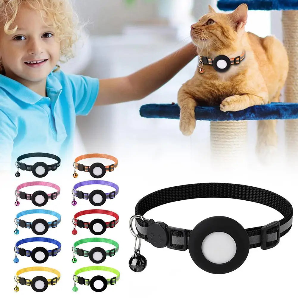 Silicone Anti-Lost Pet Cat Collar For The Apple Airtag Protective Wearable Tracker Anti Lost Positioning Tracker Collar 202 Q8O6