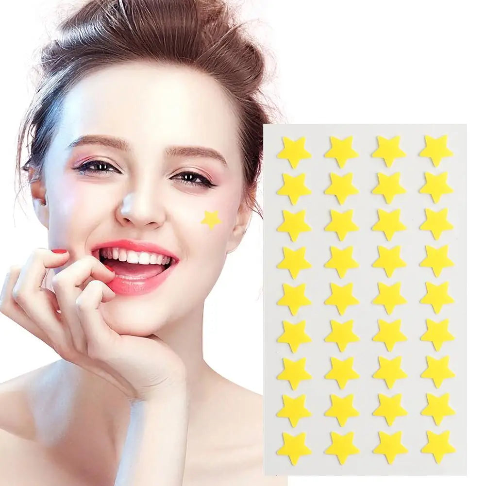 18/24/36pcs  Pimple Acne Concealer Beauty Acne Tools Star Shaped Hydrocolloid Cute Pimple Spot Bandages for Face