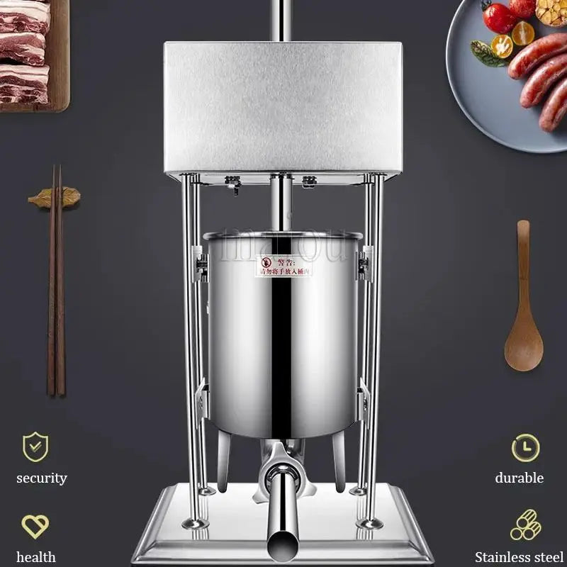 10-25L Vertical Sausage Stuffer Automatic Filling Machine Food Processors Kitchen Accessories Home Appliance For Hot Dog